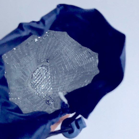 3/$15 NEW Lunch + Thermal Bottle Bag Carrier Insulated Drawstring Navy Blue - Picture 5 of 16